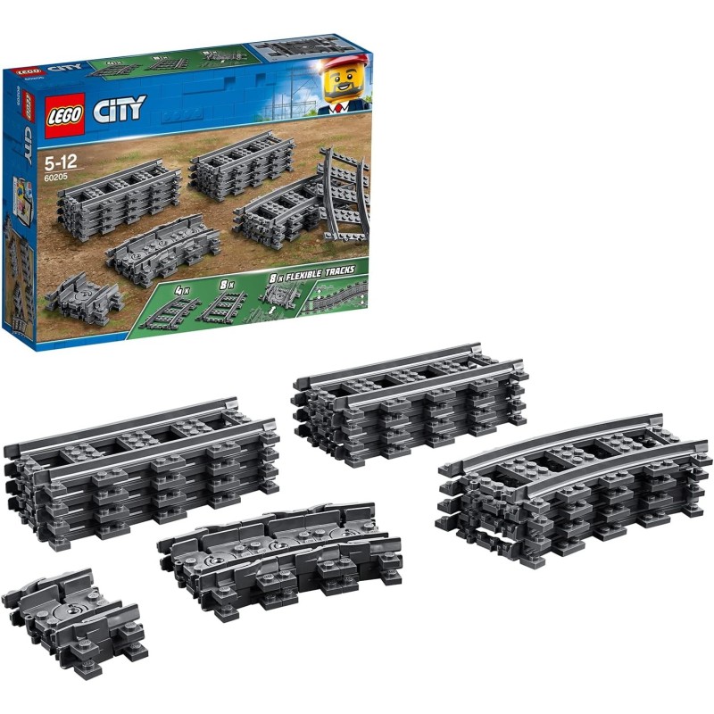 LEGO City Train Tracks 60205 Children s Toy